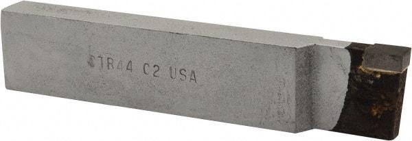 Made in USA - 1 x 1/2" Shank, Cutoff & Grooving Single Point Tool Bit - CT-120(445), Grade C2 - Exact Industrial Supply