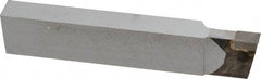 Made in USA - 1 x 1/2" Shank, Cutoff & Grooving Single Point Tool Bit - CT-120(445), Grade C2 - Exact Industrial Supply