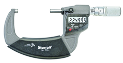 #796.1XRL-4 IP67 3 - 4"/75-100mm Electronic Outside Micrometer - Exact Industrial Supply