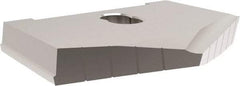 Allied Machine and Engineering - 6-1/2" Diam x 11/16" Thick, Seat Code H, 130° Included Angle Spade Drill Insert - Uncoated Powdered Metal, Powdered Metal, Series H - Exact Industrial Supply