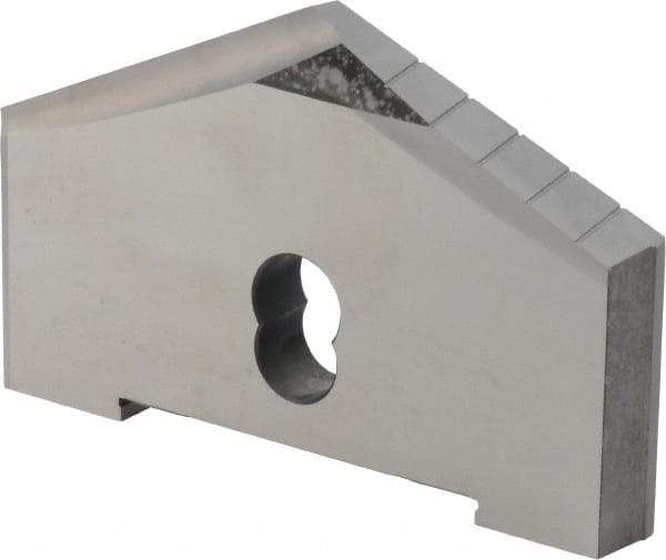 Allied Machine and Engineering - 6" Diam x 11/16" Thick, Seat Code H, 130° Included Angle Spade Drill Insert - Uncoated Powdered Metal, Powdered Metal, Series H - Exact Industrial Supply