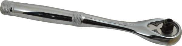 Proto - 3/8" Drive Pear Head Aerospace Ratchet - Chrome Finish, 8-1/2" OAL, 45 Gear Teeth, Standard Head - Exact Industrial Supply