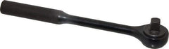 Proto - 3/8" Drive Round Head Standard Ratchet - Black Oxide Finish, 7-3/8" OAL, 72 Gear Teeth, Standard Head - Exact Industrial Supply