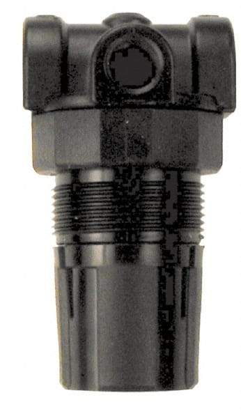 Coilhose Pneumatics - 1/8 NPT Port, 9 CFM, Zinc Miniature Regulator - 0 to 50 psi Range, 250 Max psi Supply Pressure, 1/8" Gauge Port Thread, 1-1/2" Wide x 2-7/8" High - Exact Industrial Supply