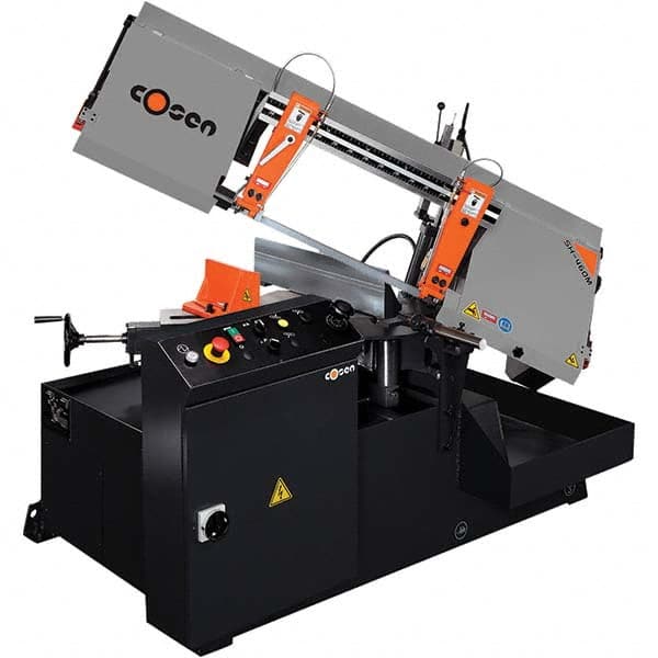 Cosen - Horizontal Bandsaws Machine Style: Semi-Automatic Drive Type: Step Pulley - Exact Industrial Supply