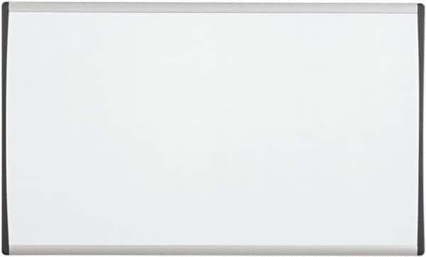 Quartet - 11" High x 14" Wide Enameled Steel Magnetic Marker Board - Aluminum Frame, 1-1/2" Deep, Includes Mounting Kit - Exact Industrial Supply