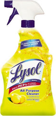 All-Purpose Cleaner: 32 gal Spray Bottle, Disinfectant Liquid, Lemon Breeze Scent