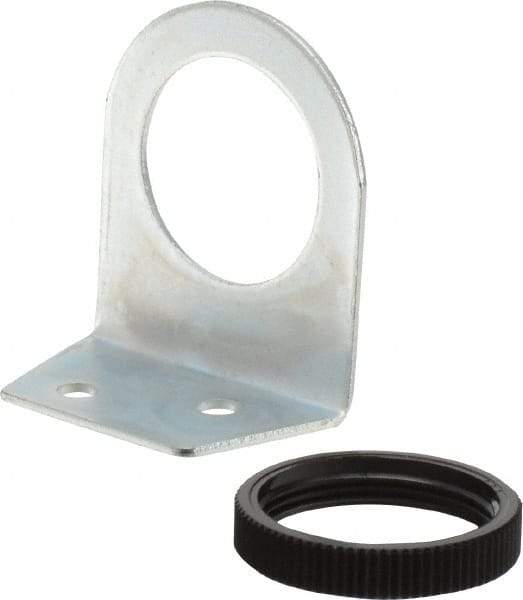 Coilhose Pneumatics - Filter Mounting Bracket & Panel Mount Nut - For Use with Coilhose Miniature FRLs - Exact Industrial Supply