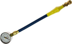 Coilhose Pneumatics - 0 to 160 psi Dial Ball Tire Pressure Gauge - 7' Hose Length - Exact Industrial Supply