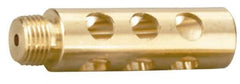 Coilhose Pneumatics - Blow Gun Safety Booster Nozzle - 1/8 NPSM, 1-1/2" Hose Length - Exact Industrial Supply