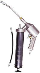 PRO-LUBE - 4,800 Max psi, Flexible Air-Operated Grease Gun - 14 oz Capacity, 1/8 Thread Outlet - Exact Industrial Supply