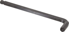 Eklind - 14mm Hex, Long Arm, Ball End Hex Key - 9-5/32" OAL, Metric System of Measurement - Exact Industrial Supply