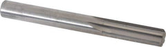 Hertel - 11mm Solid Carbide 6 Flute Chucking Reamer - Straight Flute, Straight Shank, 1-3/8" Flute Length, 4" OAL - Exact Industrial Supply