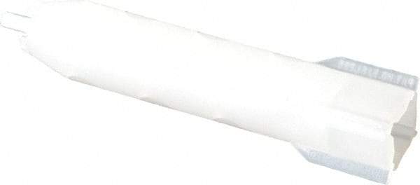 Toggler - 3/8" Diam, 3/8" Drill, 1-7/8" OAL, 1-1/8" Min Embedment Plug Concrete Anchor - Plastic, Flat Head - Exact Industrial Supply