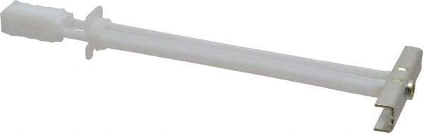 Toggler - 1/4" Screw, 6-1/4" Long, 3/8 to 3-5/8" Thick, Toggle Bolt Drywall & Hollow Wall Anchor - 1/4 - 20" Thread, 1/2" Drill, Zinc Plated, Steel, Grade 1010, Use in Drywall - Exact Industrial Supply