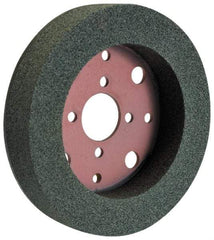 Norton - 6" Diam, 4" Hole Size, 1-1/4" Overall Thickness, 60 Grit, Type 2 Tool & Cutter Grinding Wheel - Medium Grade, Silicon Carbide, I Hardness, Vitrified Bond, 3,600 RPM - Exact Industrial Supply