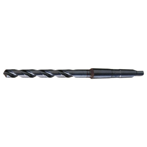 27/64 RHS / RHC HSS 118 Degree Radial Point General Purpose Taper Shank Drill - Steam Oxide - Exact Industrial Supply