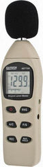 Extech - A and C Frequency Weight, LCD Display Sound Meter - 40 to 130 Decibels - Exact Industrial Supply