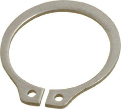 Rotor Clip - 17.88mm Groove Diam, 3/4" Shaft Diam, Passivated Stainless Steel, Snap External Retaining Rings - 0.046" Groove Width, 0.023" Groove Depth, 0.042" Ring Thickness, Grade 15-7 Grade 632 - Exact Industrial Supply