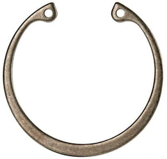 Rotor Clip - 0.062" Thick, Passivated Finish, Stainless Steel Snap Internal Retaining Ring - 0.068" Groove Width, 0.057" Groove Depth, 1.989" Groove Diam, Grade 15-7 Grade 632 - Exact Industrial Supply