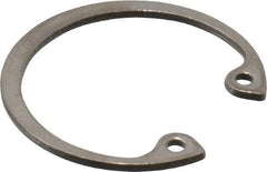 Rotor Clip - 0.042" Thick, Passivated Finish, Stainless Steel Snap Internal Retaining Ring - 0.046" Groove Width, 0.028" Groove Depth, 0.931" Groove Diam, Grade 15-7 Grade 632 - Exact Industrial Supply