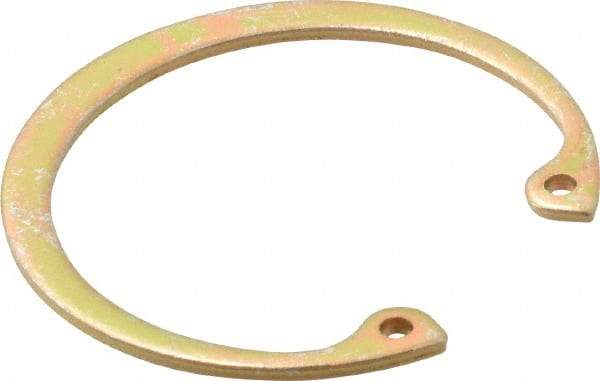 Rotor Clip - 0.062" Thick, Cadmium-Plated Finish, Steel Snap Internal Retaining Ring - 0.068" Groove Width, 0.05" Groove Depth, 1.725" Groove Diam, Grade 1060-1090 - Exact Industrial Supply