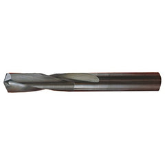 #38 Dia. × 0.102″ Shank × 5/8″ Flute Length × 2″ OAL, Stub, 118°, Bright, 2xD Flute, Round Solid Carbide Drill - Exact Industrial Supply
