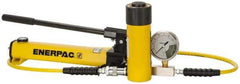 Enerpac - 25 Ton Capacity, Cylinder No. RC-256, Manual Hydraulic Pump & Cylinder Set - Pump No. P-392 - Exact Industrial Supply