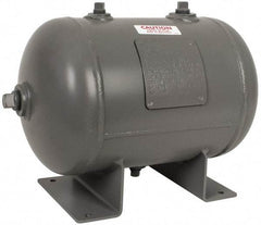 Made in USA - 4.7 Gallon, 200 Max psi Universal Horizontal Tank - 3/4" Inlet, 16" Tank Length x 10" Tank Diam - Exact Industrial Supply