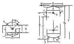 Made in USA - 120 Gallon, 200 Max psi Vertical Tank with Plate - 2" Inlet, 46" Tank Length x 30" Tank Diam - Exact Industrial Supply