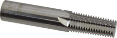 Scientific Cutting Tools - 1, 2 - 11-1/2 Thread, 3/4" Shank Diam, Bright Coating, Solid Carbide Straight Flute Thread Mill - 5 Flutes, 4" OAL, 1" Min Noml Diameter - Exact Industrial Supply