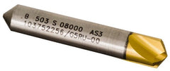 Kennametal - 63/64" Body Diam, 118°, 57.5mm OAL, Solid Carbide Spotting Drill - Exact Industrial Supply