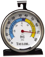 Taylor - Cooking & Refrigeration Thermometers Type: Refrigeration Thermometer Maximum Temperature (F): 60 - Exact Industrial Supply