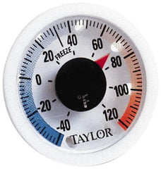 Taylor - Cooking & Refrigeration Thermometers Type: Refrigeration Thermometer Maximum Temperature (F): 120 - Exact Industrial Supply