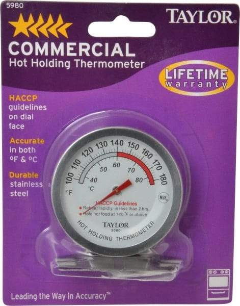 Taylor - Cooking & Refrigeration Thermometers Type: Cooking Thermometer Maximum Temperature (F): 180 - Exact Industrial Supply