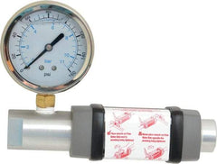 Hedland - 1/4" NPTF Port Compressed Air & Gas Flowmeter - 600 Max psi, 10 SCFM, Anodized Aluminum - Exact Industrial Supply