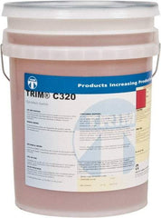 Master Fluid Solutions - Trim C320, 5 Gal Pail Cutting & Grinding Fluid - Synthetic, For Drilling, Form-Grinding, Reaming, Tapping - Exact Industrial Supply