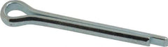 Value Collection - 1/4" Diam x 2" Long Extended Prong Cotter Pin - Grade 2, Zinc-Plated, Steel - Exact Industrial Supply