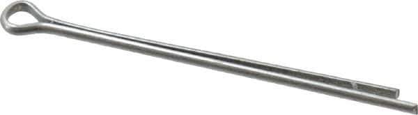 Value Collection - 1/16" Diam x 1-1/2" Long Extended Prong Cotter Pin - Grade 2, Zinc-Plated, Steel - Exact Industrial Supply