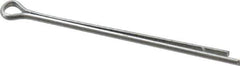 Value Collection - 1/16" Diam x 1-1/2" Long Extended Prong Cotter Pin - Grade 2, Zinc-Plated, Steel - Exact Industrial Supply