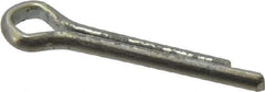 Value Collection - 1/8" Diam x 3/4" Long Extended Prong Cotter Pin - Grade 2, Zinc-Plated, Steel - Exact Industrial Supply