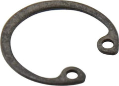 Value Collection - 5/16" Nominal, 0.015" Thick, Phosphate Finish, Spring Steel Snap Internal Retaining Ring - 0.02" Groove Width, 0.009" Groove Depth, 0.33" Groove Diam - Exact Industrial Supply