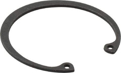 Value Collection - 1-7/16" Nominal, 0.05" Thick, Phosphate Finish, Spring Steel Snap Internal Retaining Ring - 0.056" Groove Width, 0.045" Groove Depth, 1.528" Groove Diam - Exact Industrial Supply