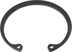 Value Collection - 1-13/16" Nominal, 0.062" Thick, Phosphate Finish, Spring Steel Snap Internal Retaining Ring - 0.068" Groove Width, 0.055" Groove Depth, 1.922" Groove Diam - Exact Industrial Supply