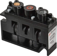 ARO/Ingersoll-Rand - 1/4", 2-Position Alpha Stacking Solenoid Valve - 1.9 CV Rate, 2-7/16" High x 3-1/4" Long - Exact Industrial Supply