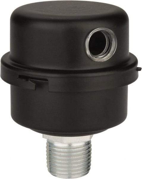 Made in USA - 1/2" Port, 2" High x 2" Wide, FRL Filter - 8 SCFM, 220°F Max - Exact Industrial Supply
