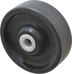 Albion - 6 Inch Diameter x 2 Inch Wide, Polyurethane Caster Wheel - 1,400 Lb. Capacity, 2-3/16 Inch Hub Length, 3/4 Inch Axle Diameter, Delrin Bearing - Exact Industrial Supply