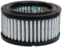 Made in USA - Replacement Filter Element - 2-5/16" High x 4-3/8" Wide, For Use with Air Intake Filters - Exact Industrial Supply