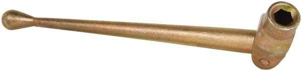 Kurt - 1 Piece Vise Handle - Cast Iron, 7/8" Hex, 16-1/8" Long - Exact Industrial Supply