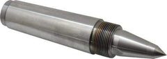 Riten - 5/8" Head Diam, Carbide-Tipped Steel Long Point Solid Dead Center - 5MT Morse Taper, 5/8" Point Diam, 2-1/2" Point Length, 3-7/16" OAL - Exact Industrial Supply